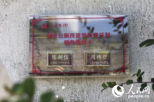 古堰画乡厕所都标有"所长"公示牌.