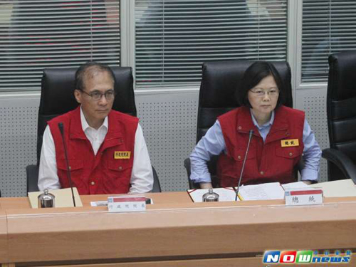 蔡英文希望让民众尽速恢复正常生活。今日新闻图