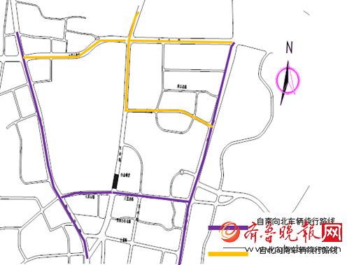 济南顺河高架南延地道31日增加施工区图片