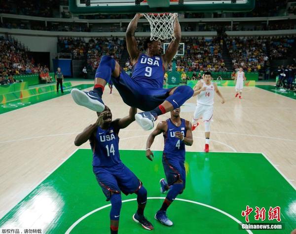中国男篮迎里约奥运首秀对阵美国队