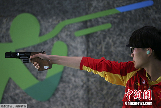奥运男子25米手枪速射:李越宏夺铜 张富升第四