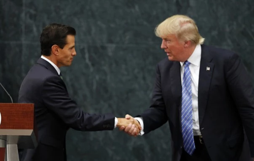 特朗普访问墨西哥 墨总统:绝不为边境墙买单