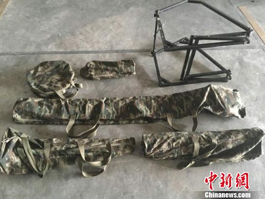 该工具可拆解放入袋子中　程景伟　摄