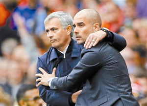 曼城德比瓜帅笑到最后