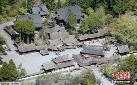 熊本地震中受灾寺院及神社成建筑修复 活教材 手机凤凰网