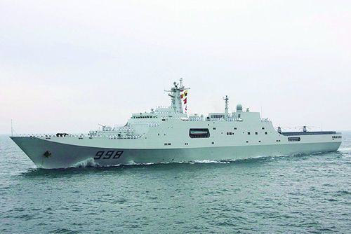 中俄军演最高潮:联合夺岛中方出动最强登陆舰