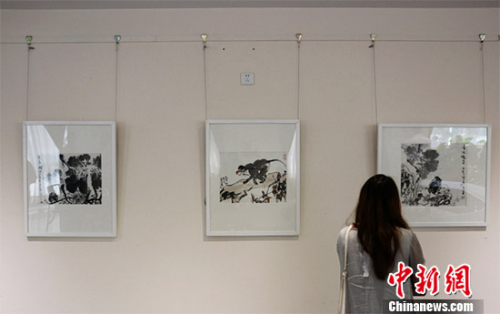 传统水墨金秋画展在京举行40余幅佳作展东方神韵