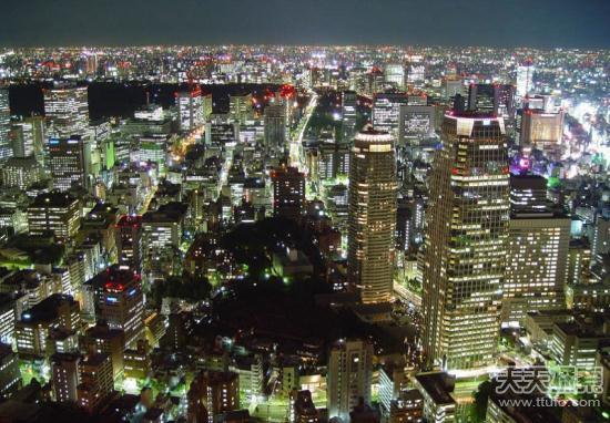 　　东京的夜景