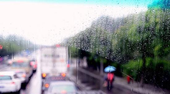 图说:申城今天仍维持小雨天气.网络图