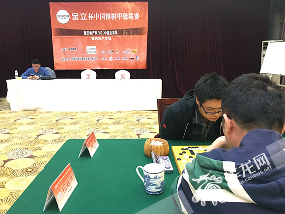 今日，围甲第18轮，重庆地产队在主场迎战北京队。记者 苏桢淇 摄