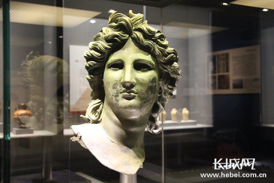 《文明之海——从古埃及到拜占庭的地中海文明》展览展品。 长城网 张欣 摄