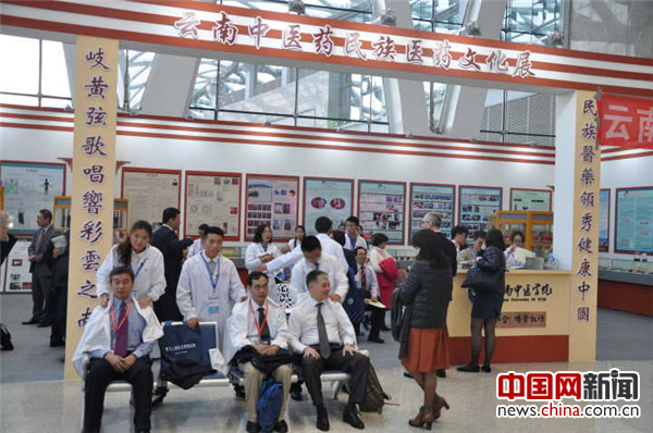 云南中医药民族医药文化展在昆明举行。