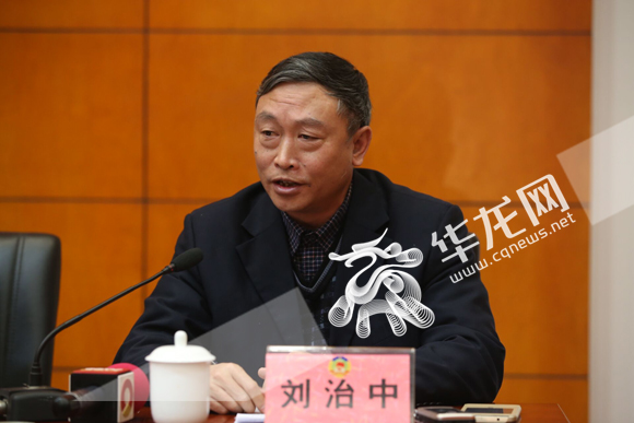 荣昌区政协副主席、高级农艺师刘治中发言。