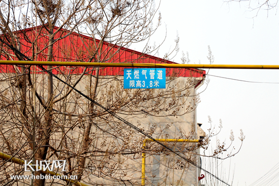 邯郸市四留固村一根根天燃气管道接通到各家各户。长城网 高琳哲 摄