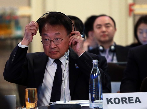 资料图：韩国企划财政部部长柳一镐。新华社记者罗欢欢摄