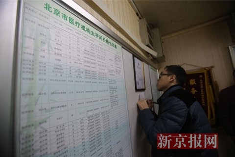 执法人员对殡仪馆执照进行登记。新京报记者 王飞 摄