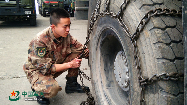 周康在训练中。郭宏 摄