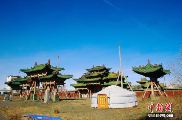 蒙古乌兰巴托,博克达汗冬宫的喇嘛庙. 马耀俊 摄 图片来源:ctpphoto