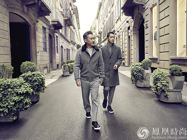 楚萧代言国际品牌杰尼亚 与吴秀波携手诠释 顿