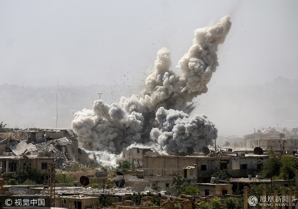 叙利亚停火区遭空袭