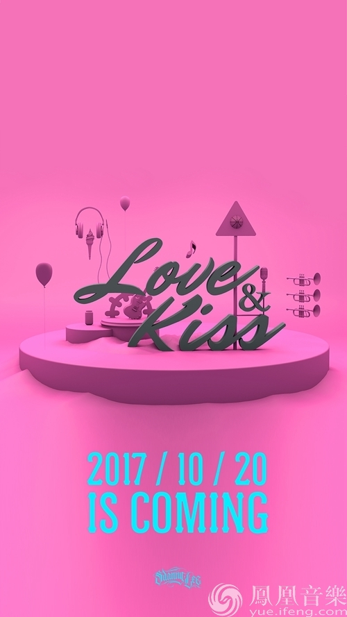 李斯丹妮《Love&kiss》预热海报曝光 首唱 轻