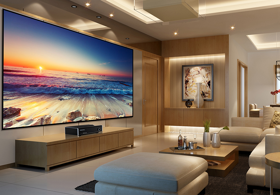 客厅大屏时代到来,艾洛维助力客厅影院产业峰