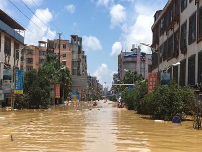 强降雨致广西7死3失踪 9市28县出现洪涝灾害