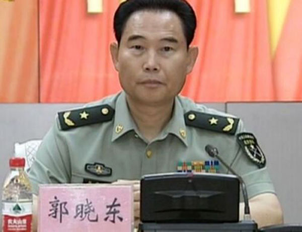 郭晓东少将已调任陆军第78集团军政委