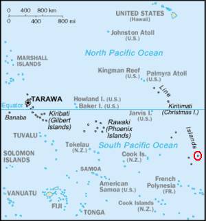 正文  ▲加罗林群岛所在位置示意图(维基百科) 报道称,加罗林群岛的