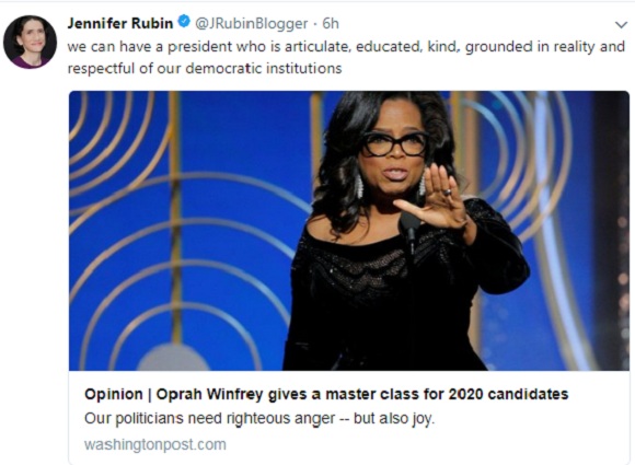 美国第一位女总统，会是“脱口秀女王”奥普拉吗？