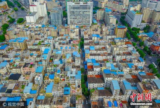 资料图：南宁市城中村。 黄逗摄图片来源：视觉中国