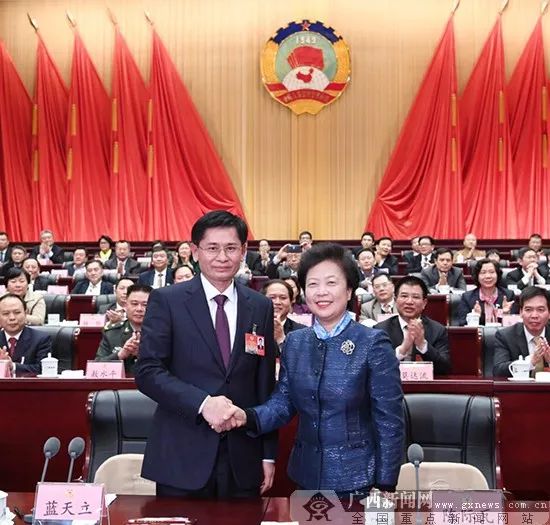 权威发布 | 蓝天立当选政协第十二届广西壮族自治区委员会主席