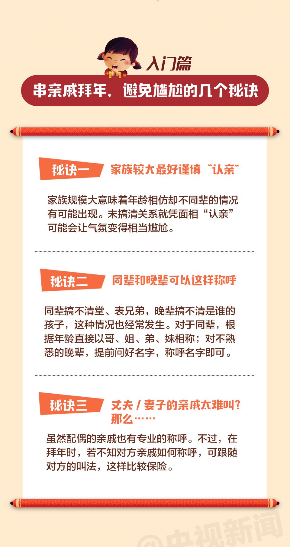 亲戚称呼全攻略,春节回家不尴尬!