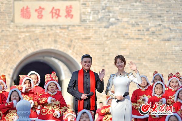 春晚山东分会场:黄晓明李云迪等众星齐聚泰山