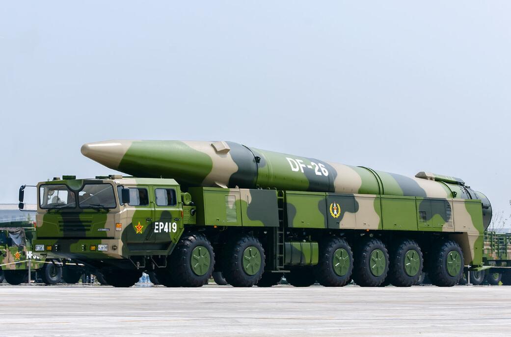 国防部：东风-26导弹列装火箭军 具备四大特点