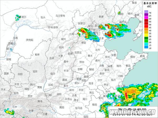 北京雷雨来袭  房山等多区发布雷电大风冰雹等预警