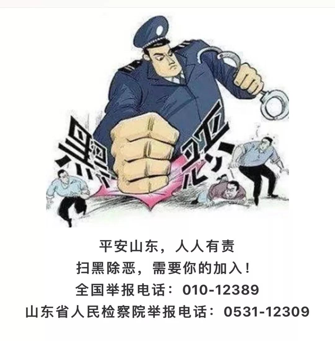 山东检察重拳出击!看到这12类黑恶势力请马上举报
