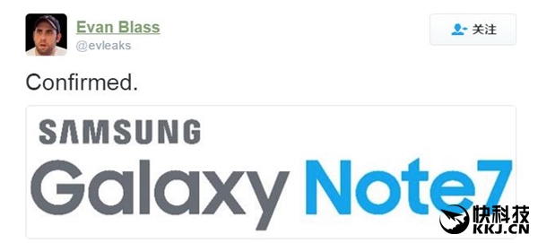三星全新机皇板上钉钉：就叫Galaxy Note 7