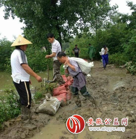 芜湖志愿者奔赴抗洪抢险第一线 弘扬奉献精神