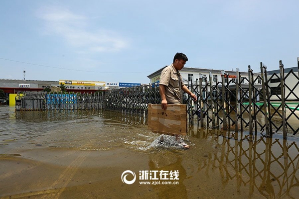 浙江积极防御台风尼伯特 全省目前已经转移7
