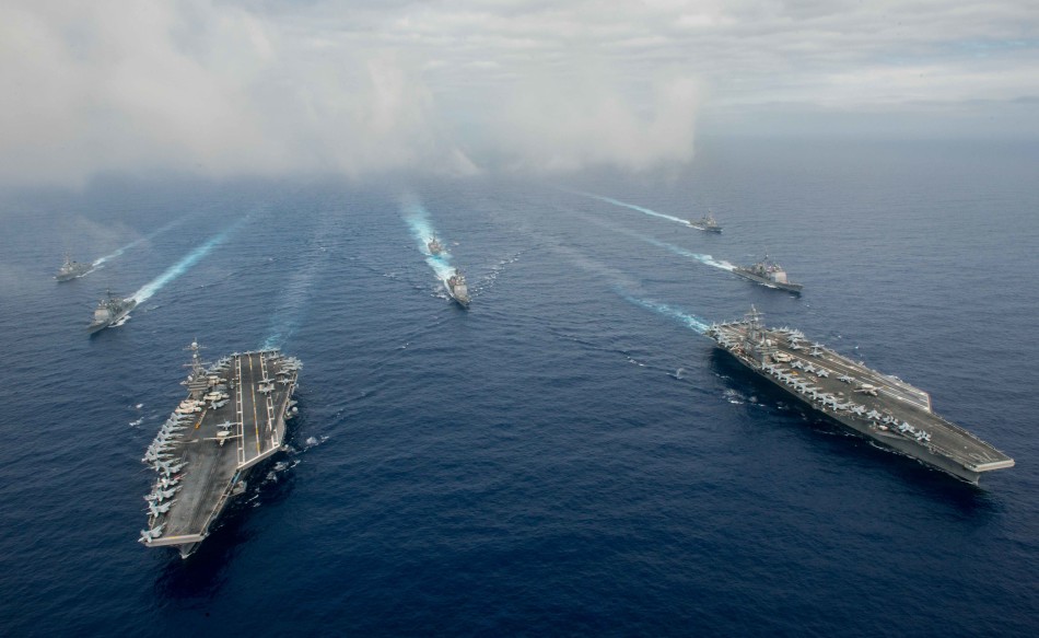 美7艘军舰正集结南海与日等境外势力 欲搅乱南海局势