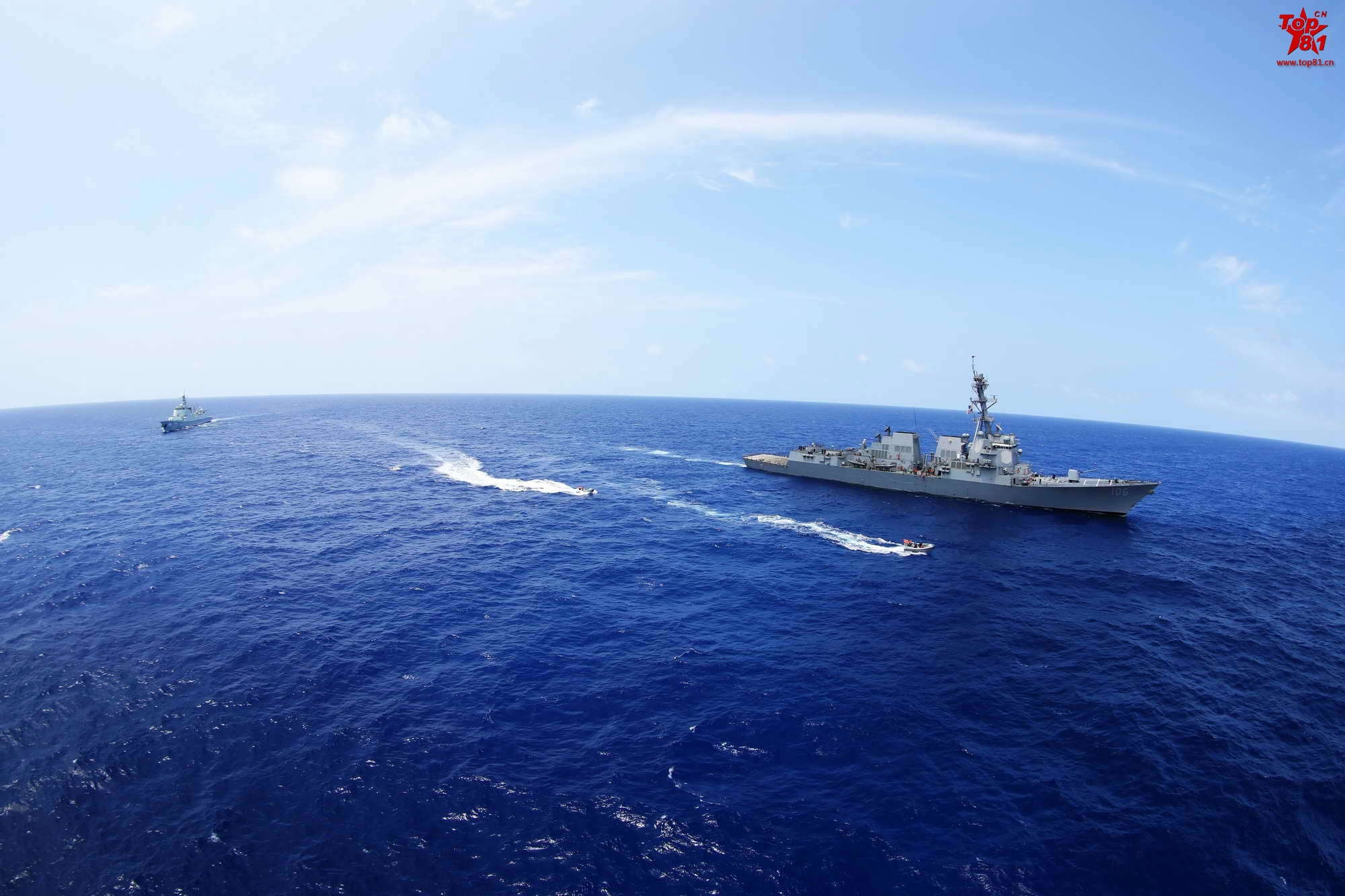 美媒：日本在环太期间受中方冷落 水兵登舰遭拒