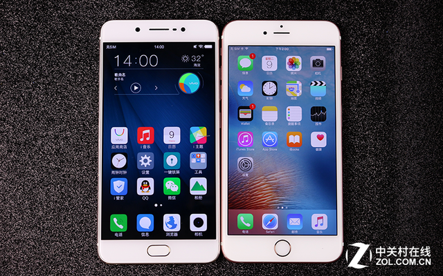 尖Phone:vivo X7Plus对比iPhone6s Plus 