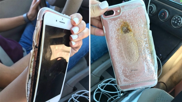 美女iPhone 7 Plus突然自燃炸裂苹果紧急调查