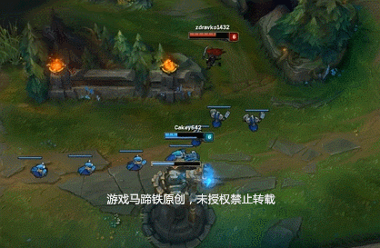 然后盲僧出现要去追杀金克丝,搞笑的事情就来了!