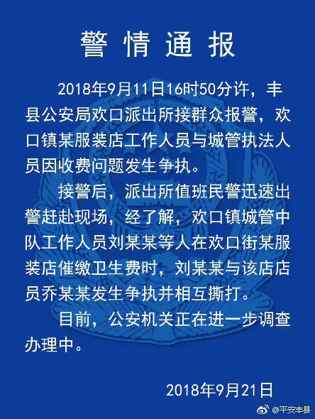 城管暴打女店员