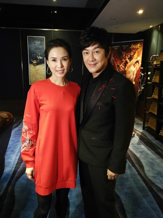 段譽(yù)神仙姐姐再聚首！李若彤陳浩民22年后再度同框