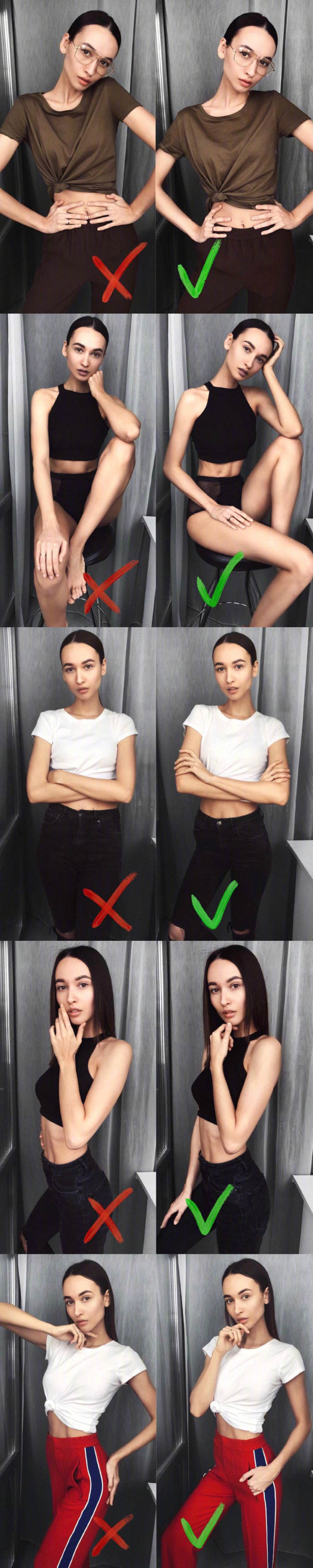 如何拍照才能更美外国嫩模沥血推荐的拍照姿势get精髓就看你了