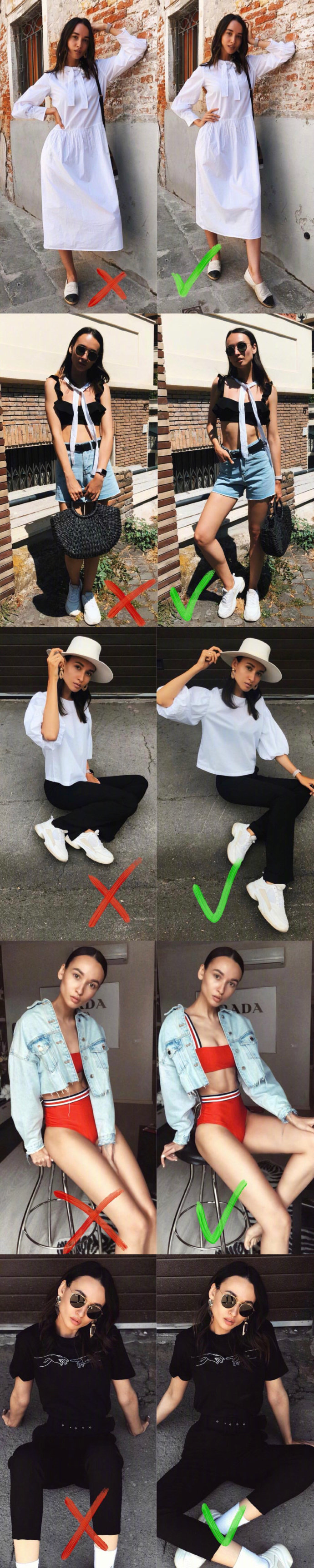 如何拍照才能更美外国嫩模沥血推荐的拍照姿势get精髓就看你了