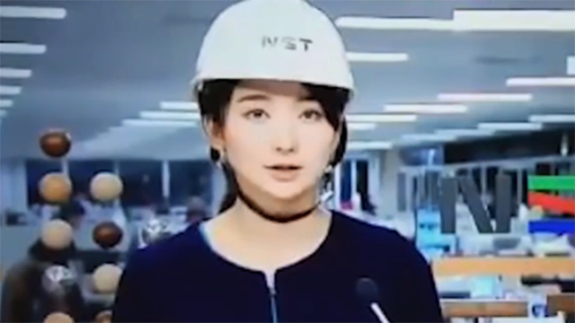 日本6.8级地震或引发海啸 主播戴头盔播报震情